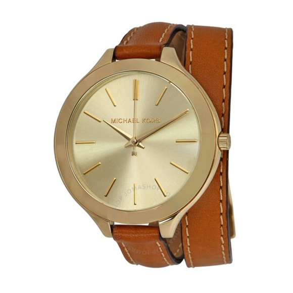 Michael Kors wrap around leather watch - Picture 1 of 7